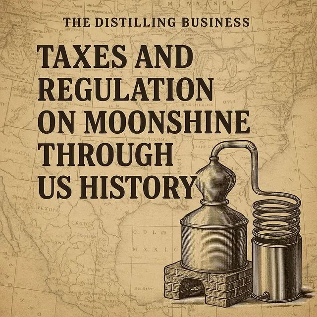 Moonshine, history intertwined with taxes and regulation.